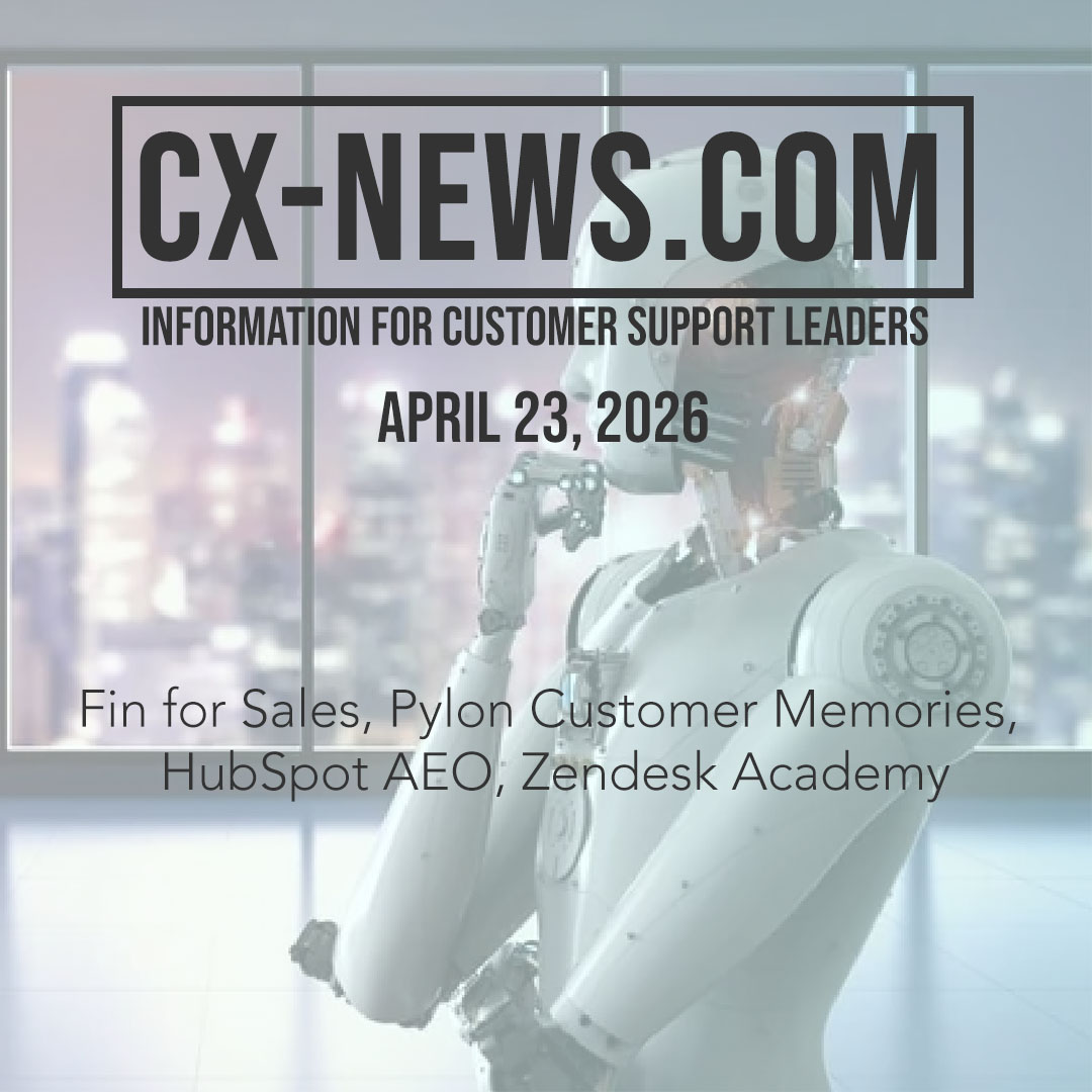 CX-News: April 23, 2026 – Big headlines from CX companies